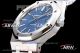 Perfect Replica Audemars Piguet Royal Oak Watch Review - Blue Dial Full Steel Band (7)_th.jpg